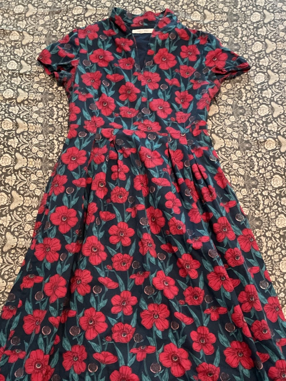 Poppy print dress by Seasalt Cornwall, US 4P